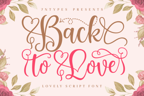Back to Love: A Romantic Script Font for Elegant Web Design