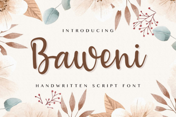 Baweni: A Handwritten Font for Creative Web Design