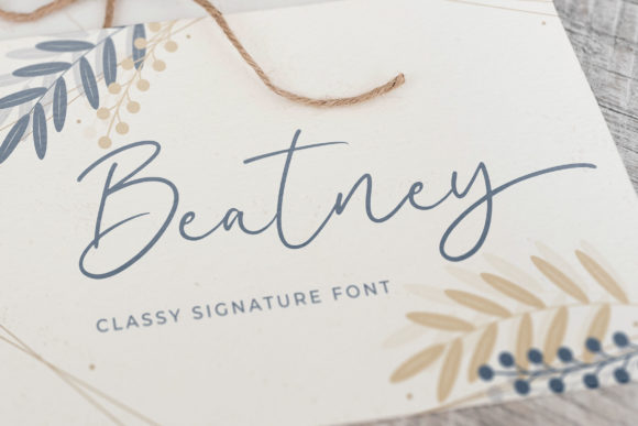 Beatney: The Elegant Font for Eye-Catching Campaigns