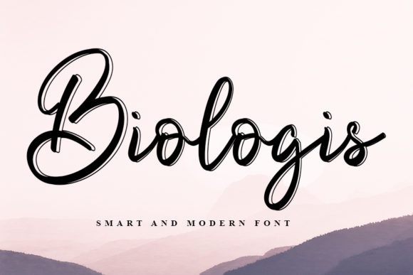 Biologis: A Joyful Handwritten Font for Crafters