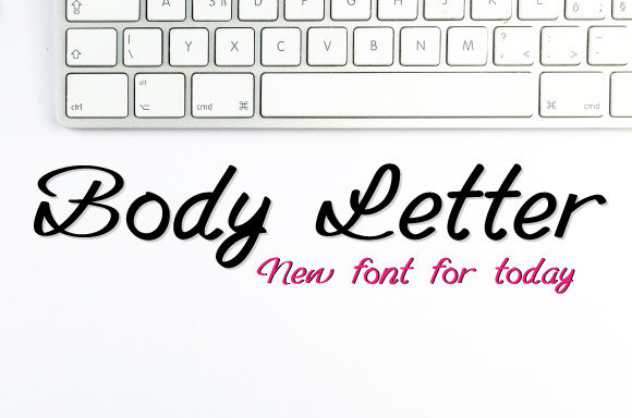 Body Letter: A Script Font for Engaging Brand Content