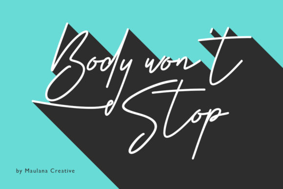 Body Won t Stop: A Versatile Script Font for Modern Web Design