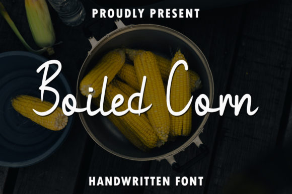 Boiled Corn: A Versatile Handwritten Font for Editorial Design
