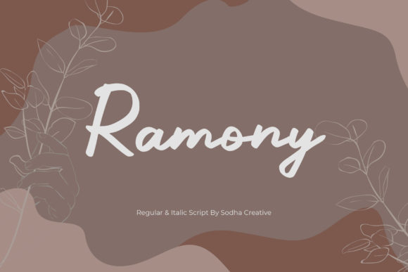 Bring Elegance to Your Handmade Creations with Ramony Font