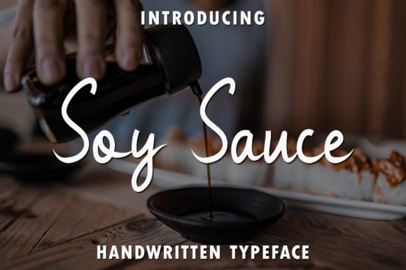 Bring Your Handmade Creations to Life with Soy Sauce Font
