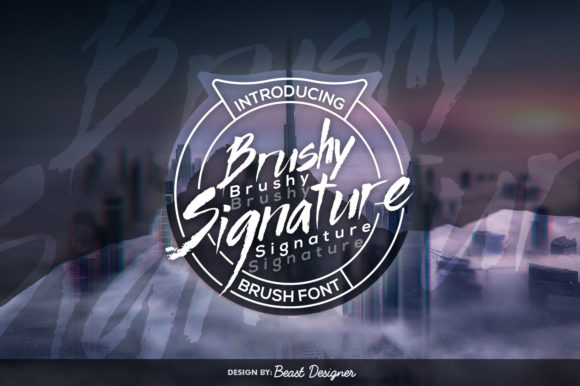 Brushy Signature: A Versatile Script Font for Creative Branding