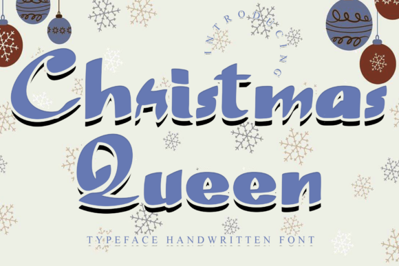 Christmas Queen: A Festive and Elegant Script Font