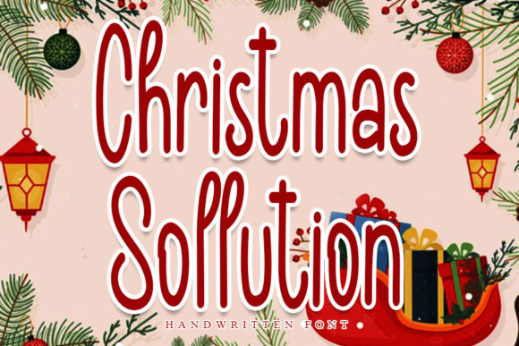 Christmas Solution: A Handwritten Font for Editorial Charm