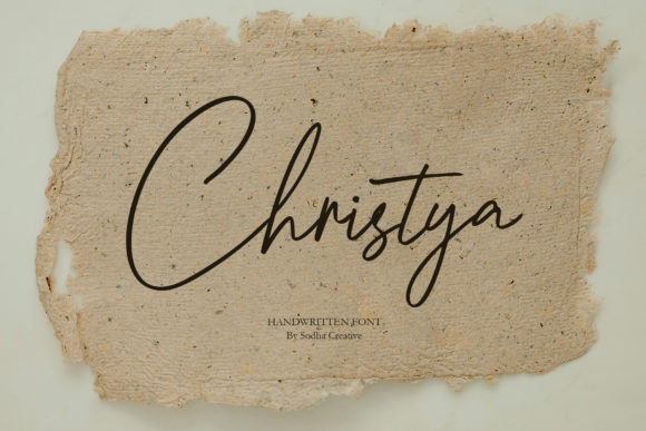Christya: A Handwritten Font for Stylish Web Design