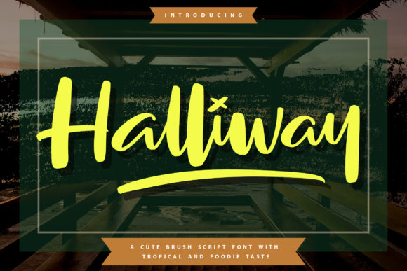 Discover Halliway: A Playful Handwritten Font for Editorial Design