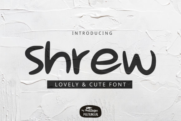 Discover Shrew: A Handwritten Font for Editorial Charm