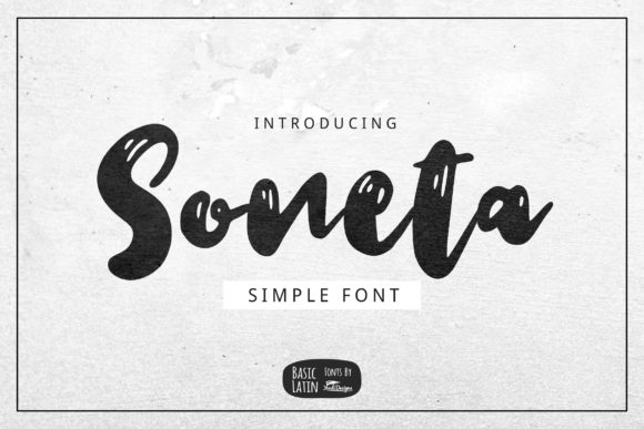 Discover Soneta: A Bold and Dynamic Handwritten Font