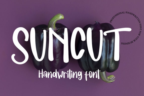 Discover Suncut: A Versatile Handwritten Font for Crafters