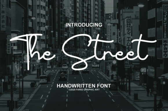 Discover The Street: An Elegant Handwritten Font for Branding