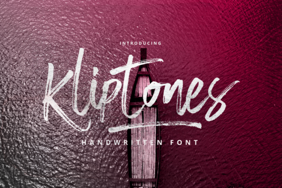 Discovering Kliptones: A Handwritten Font for Elegant Design