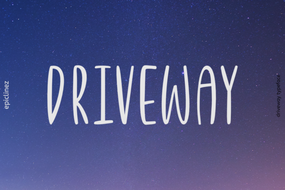 Driveway: A Script Amp Font for Modern Design