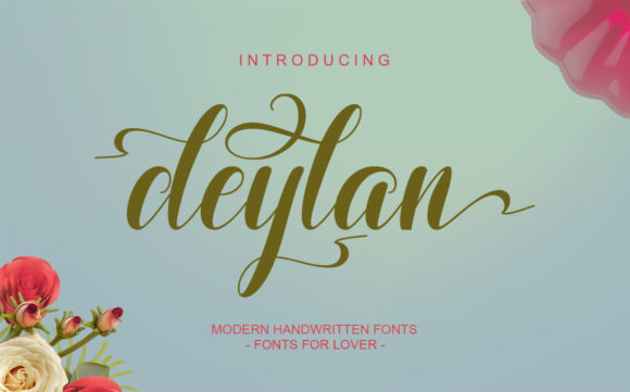 Elevate Your Brand with Deylan: A Delicate Handwritten Font