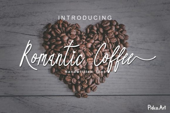 Elevate Your Brand with Romantic Coffee: A Charming Handwritten Font