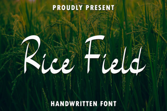 Elevate Your Web Design with Rice Field: A Handwritten Font