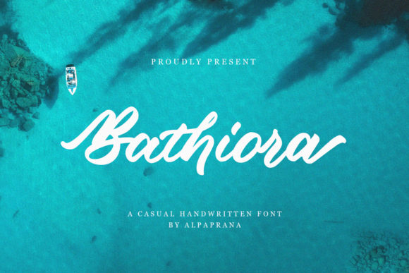 Enhance Your Brand with Bathiora: A Versatile Handwritten Font