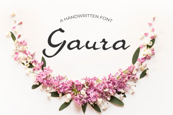 Enhance Your Brand with Gaura: A Delicate Script Font