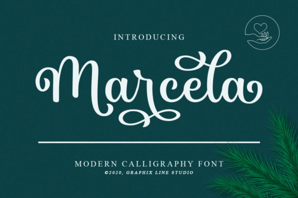Enhance Your Brand with Marcela: A Flowing Handwritten Font