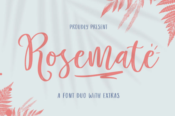 Enhance Your Brand with Rosemate: A Versatile Font Duo