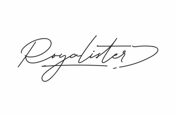 Enhance Your Brand with Royalister: A Premium Handwritten Font