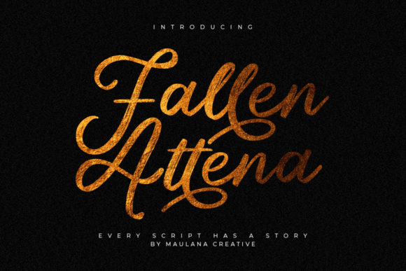Exploring Fallen Attena: A Versatile Script Font for Branding
