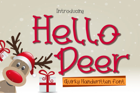 Hello Deer: A Charming Handwritten Font for Editorial Design