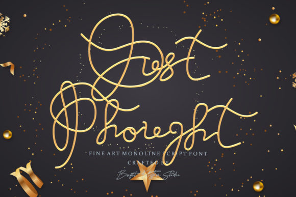 Just Thought: A Handwritten Font for Elegant Branding