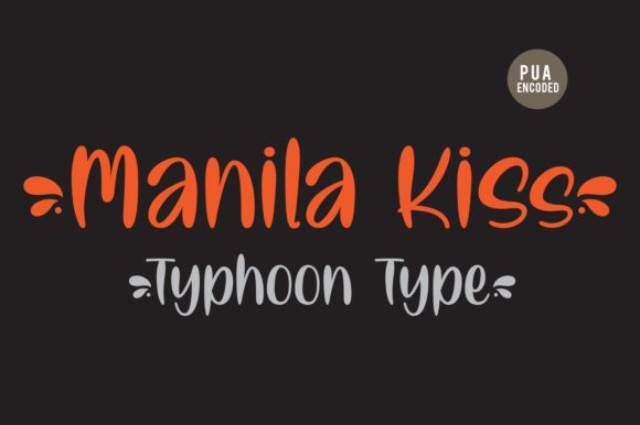 Manila Kiss: A Charming Handwritten Font for Crafters