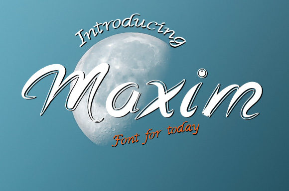 Maxims: A Handwritten Font for Crafters and Creators