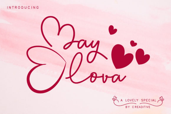 May Lova: A Romantic Handwritten Font for Captivating Campaigns