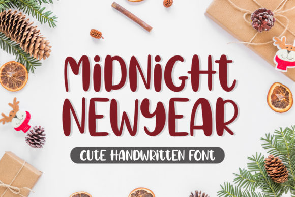 Midnight New Year: A Friendly Handwritten Font for Business