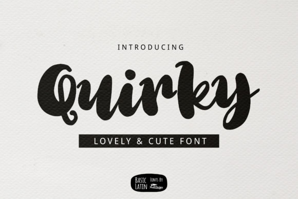 Quirky: A Bold and Dynamic Handwritten Font for Web Design
