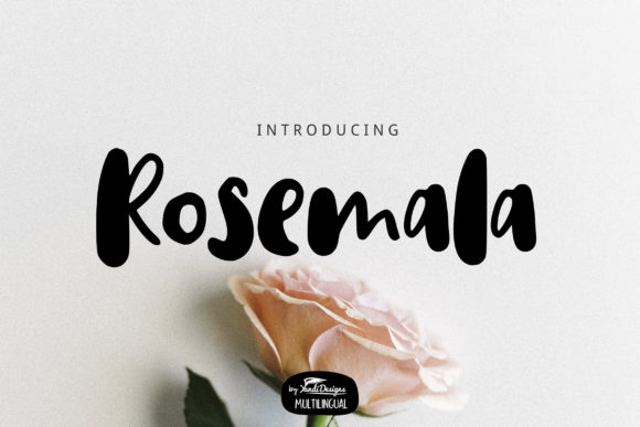 Rosemala: A Script Amp Font for Elegant Branding