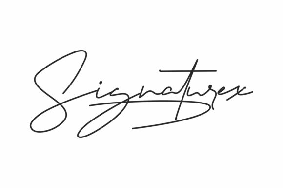 Signaturex: A Handwritten Font for Crafters and Creators