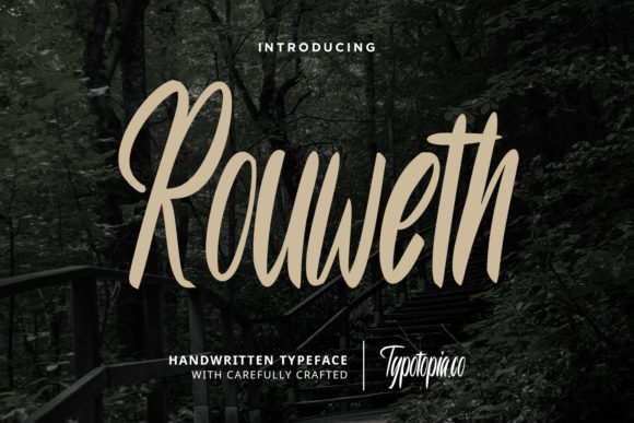 Transform Your Brand with Rouweth: A Bold Brushed Font