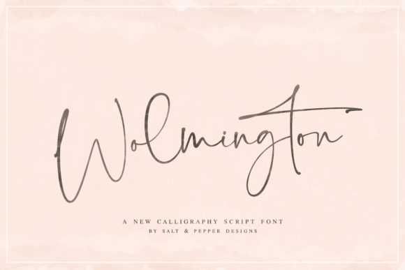 Wolmington: Elevate Your Brand with This Elegant Handwritten Font