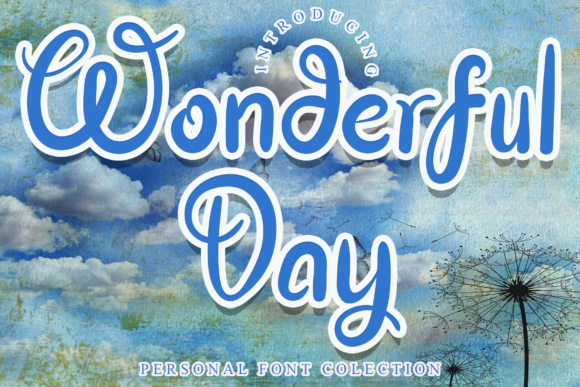 Wonderful Day: A Handwritten Font for Elegant Editorial Design